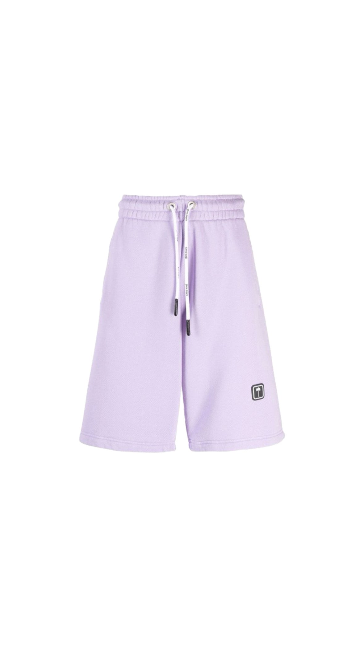 PALM ANGELS “PALM TREE” PURPLE SHORTS