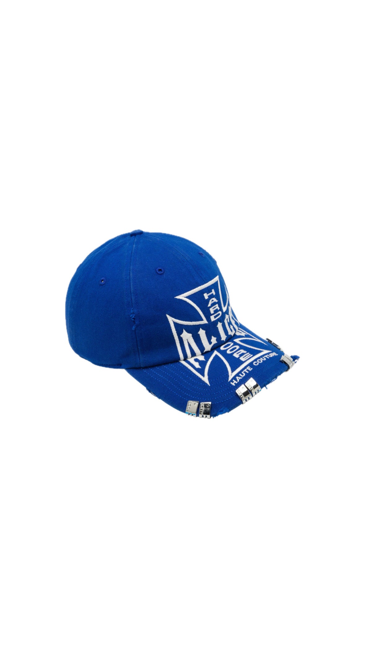 ALICE HOLLYWOOD BLUE MOTO COUTURE CAP – Dooperxx Store