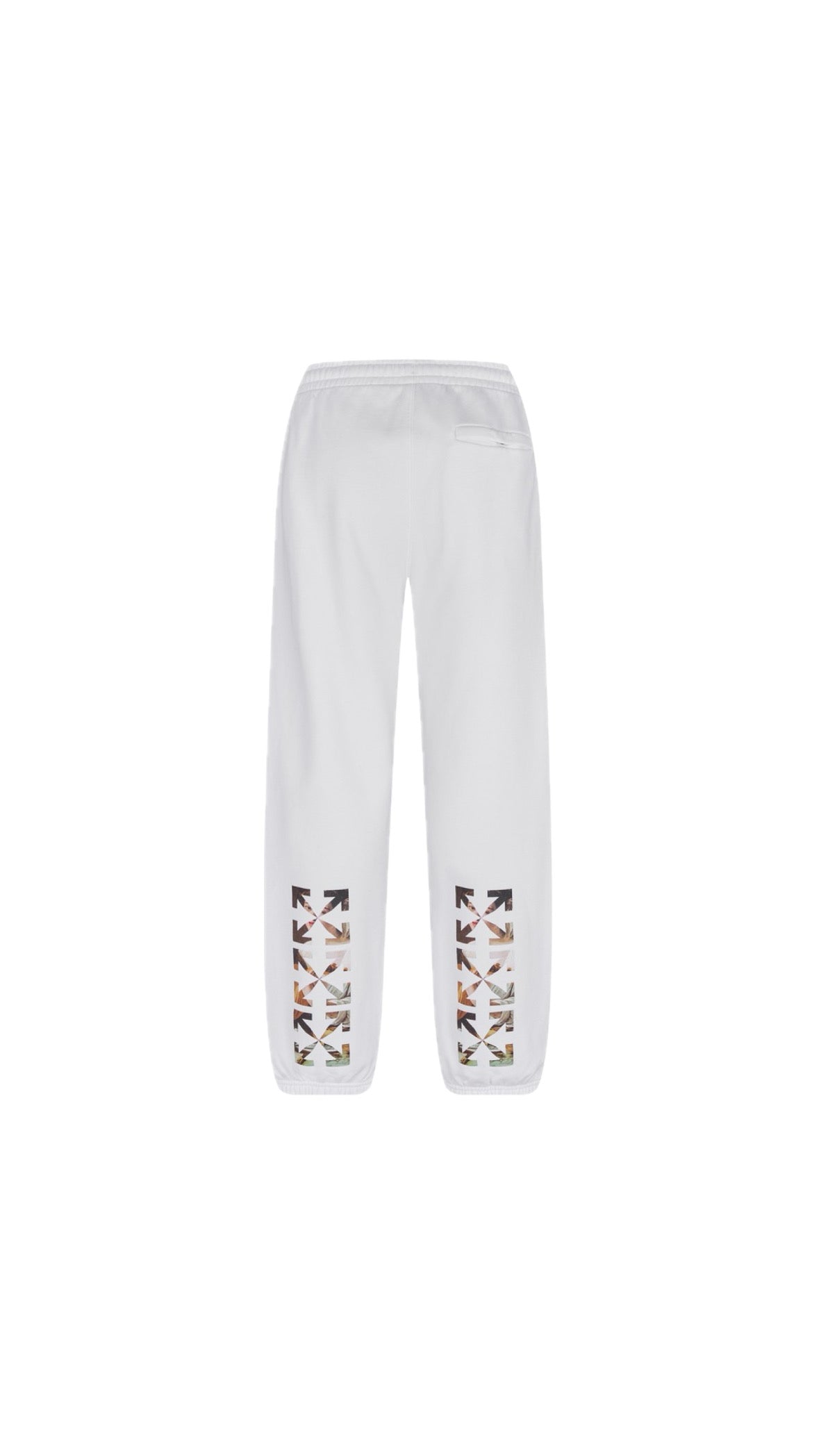 OFF-WHITE CARAVAGGIO ARROWS WHITE SWEATPANTS