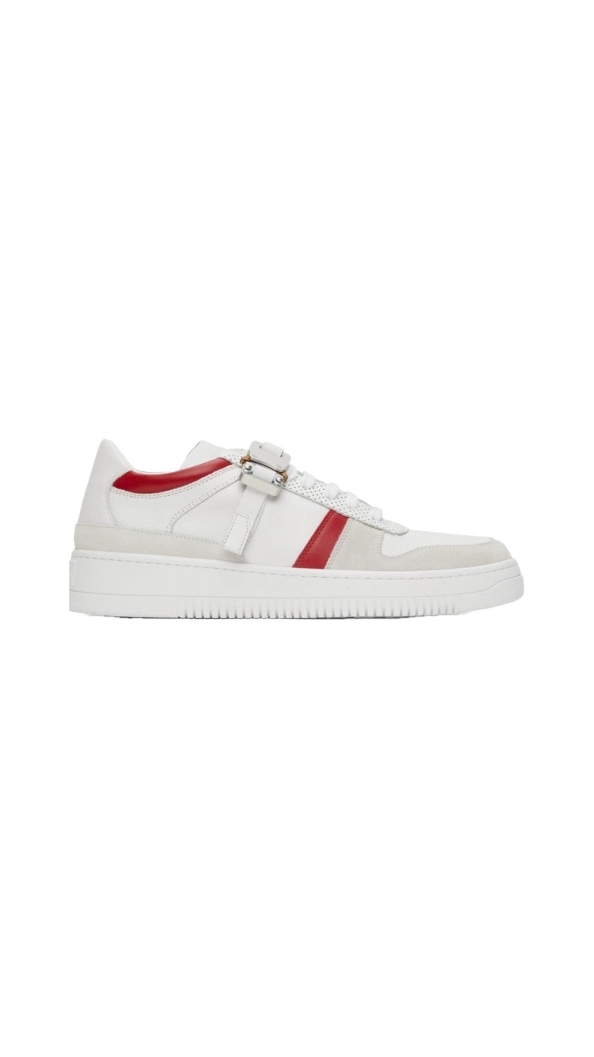 1017 ALYX 9SM BUCKLE SNEAKERS WHITE/RED