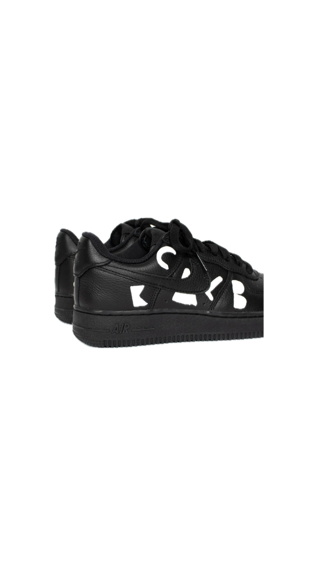 COMME DES GARÇONS X NIKE AIR FORCE 1 BLACK