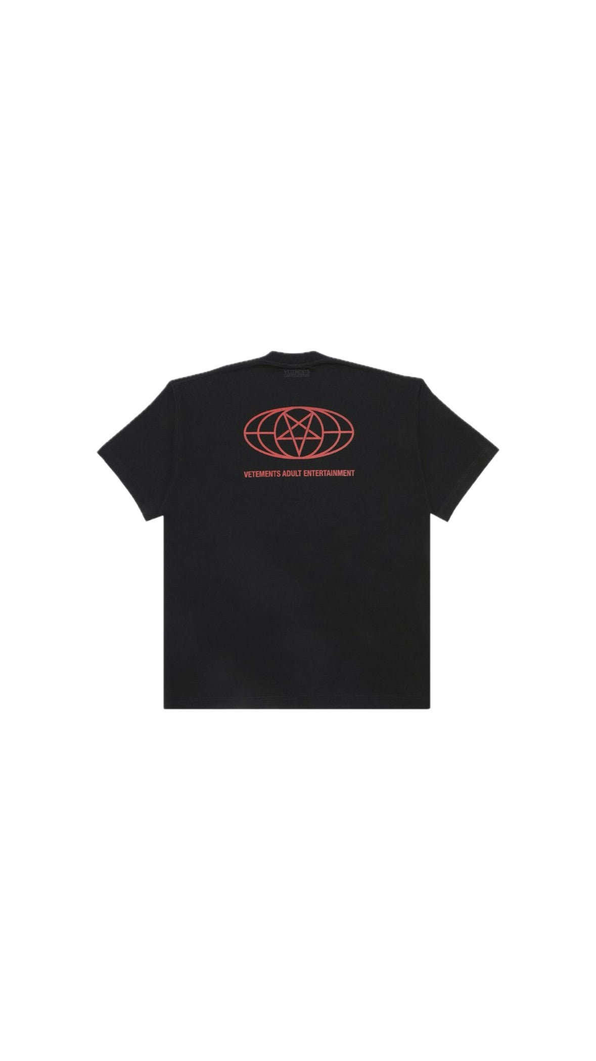 VETEMENTS “RESTRICTED” SLIM FIT TEE