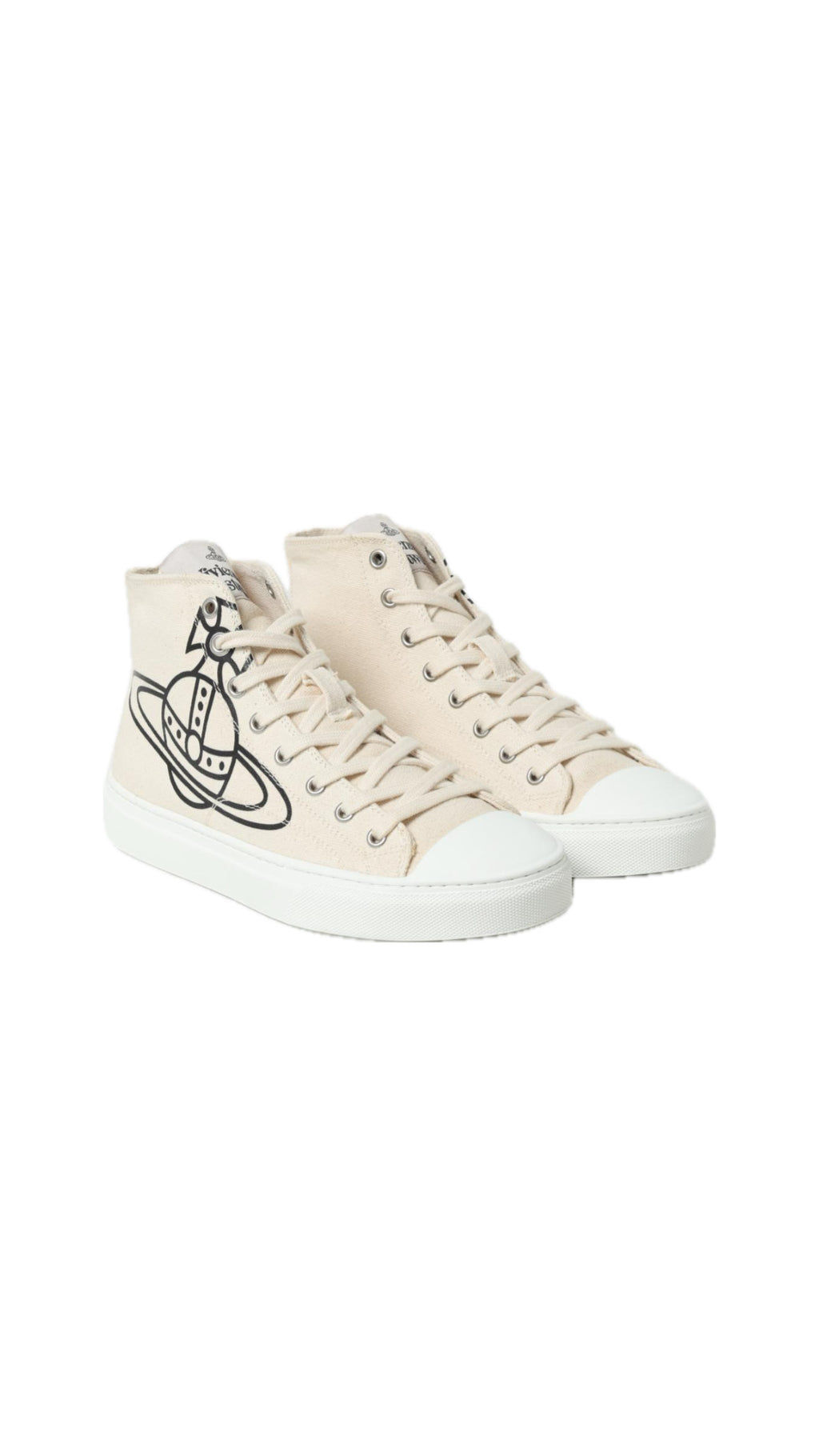 VIVIENNE WESTWOOD ORB SNEAKERS BEIGE HIGH