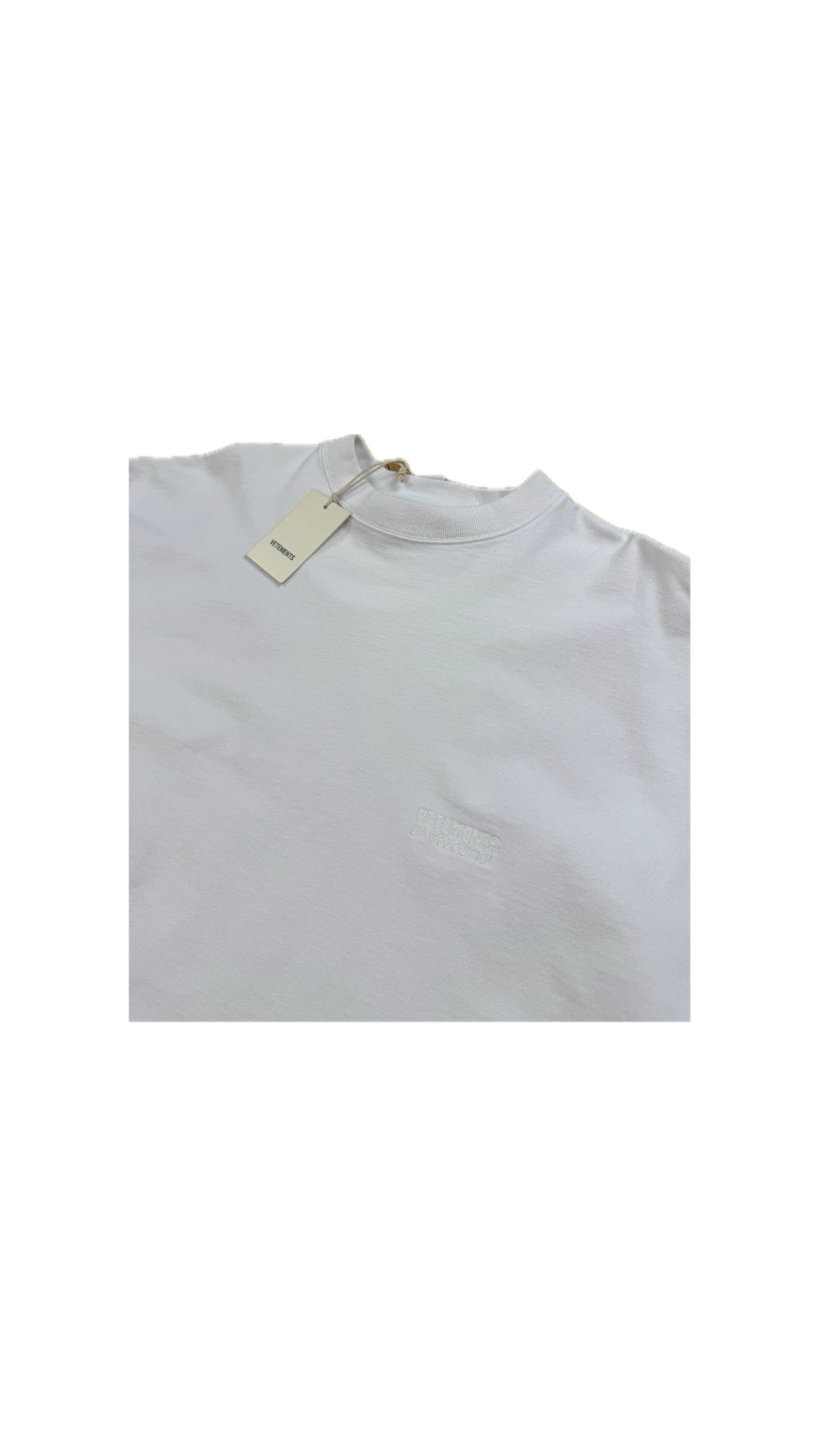 VETEMENTS EMBROIDERED LOGO SWEATSHIRT