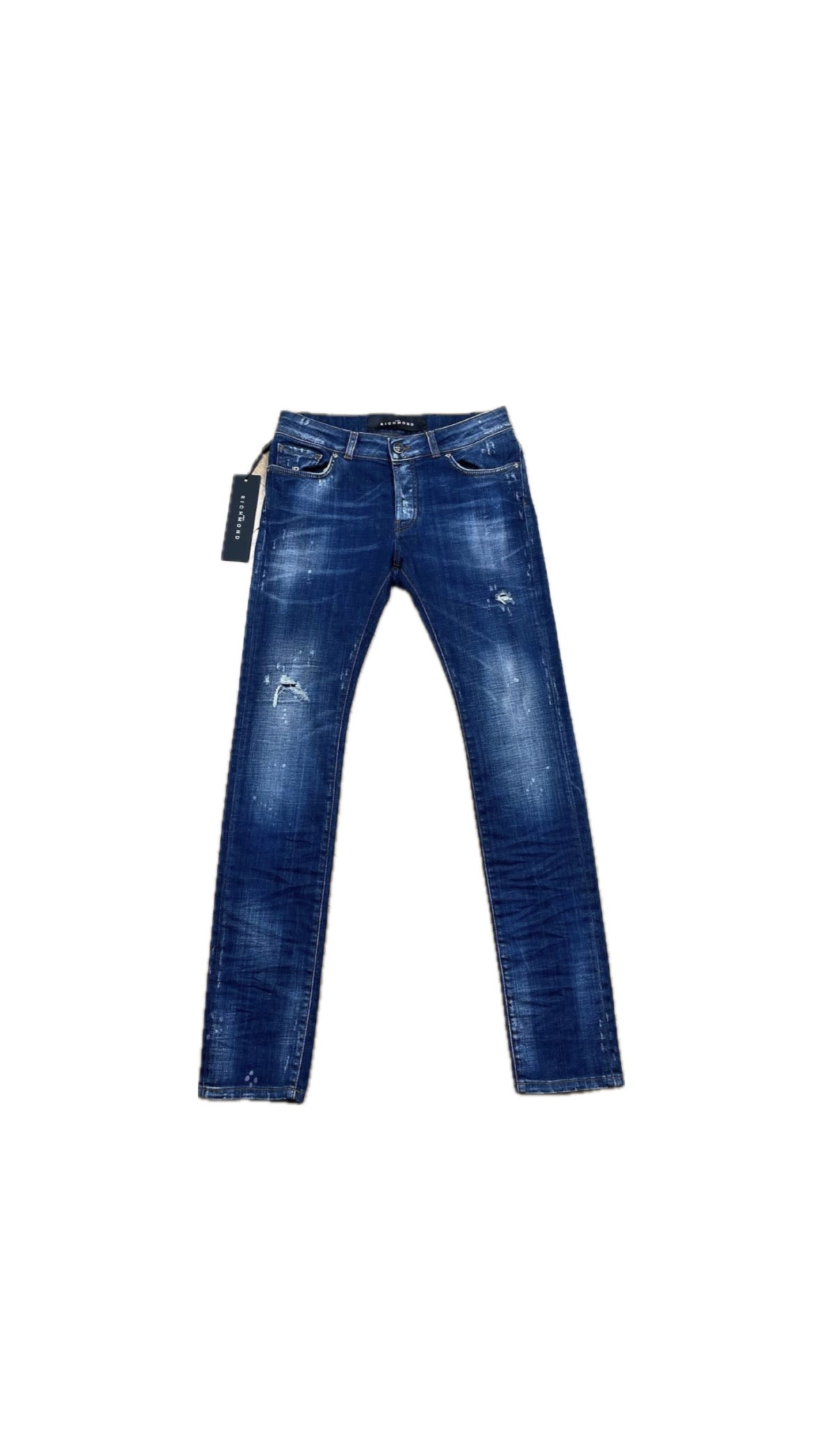 JOHN RICHMOND DISTRESSED BLUE JEANS