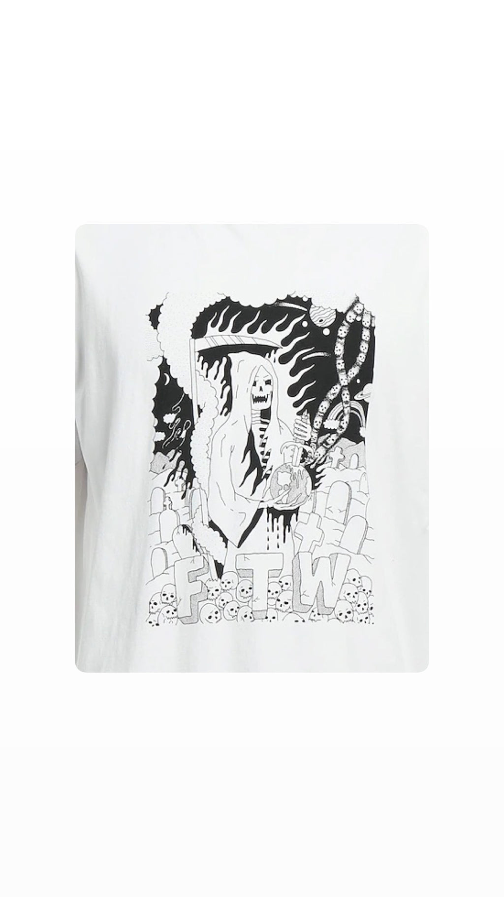 424 FOURTWOFOUR “FTW” WHITE T-SHIRT