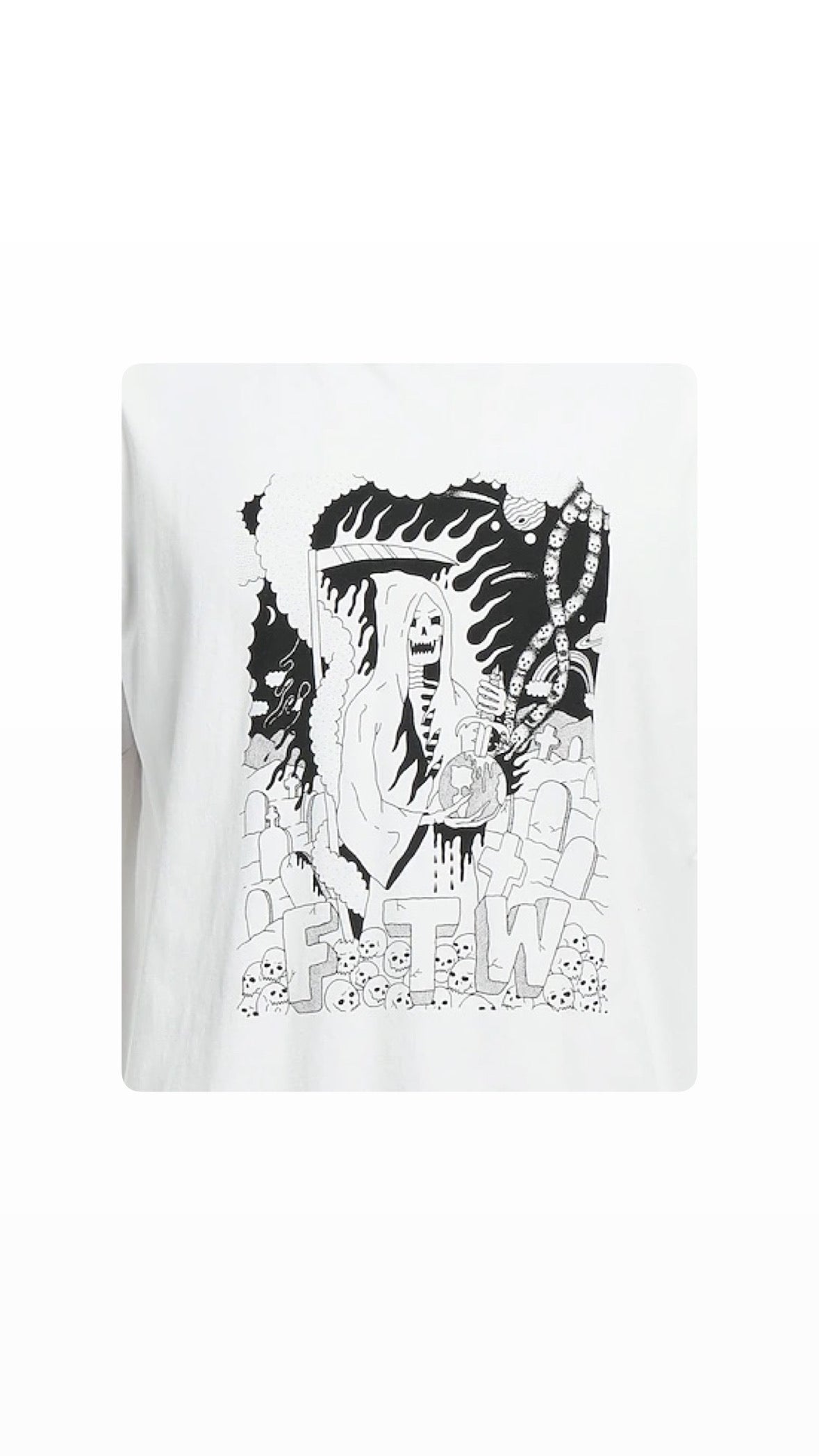 424 FOURTWOFOUR “FTW” WHITE T-SHIRT