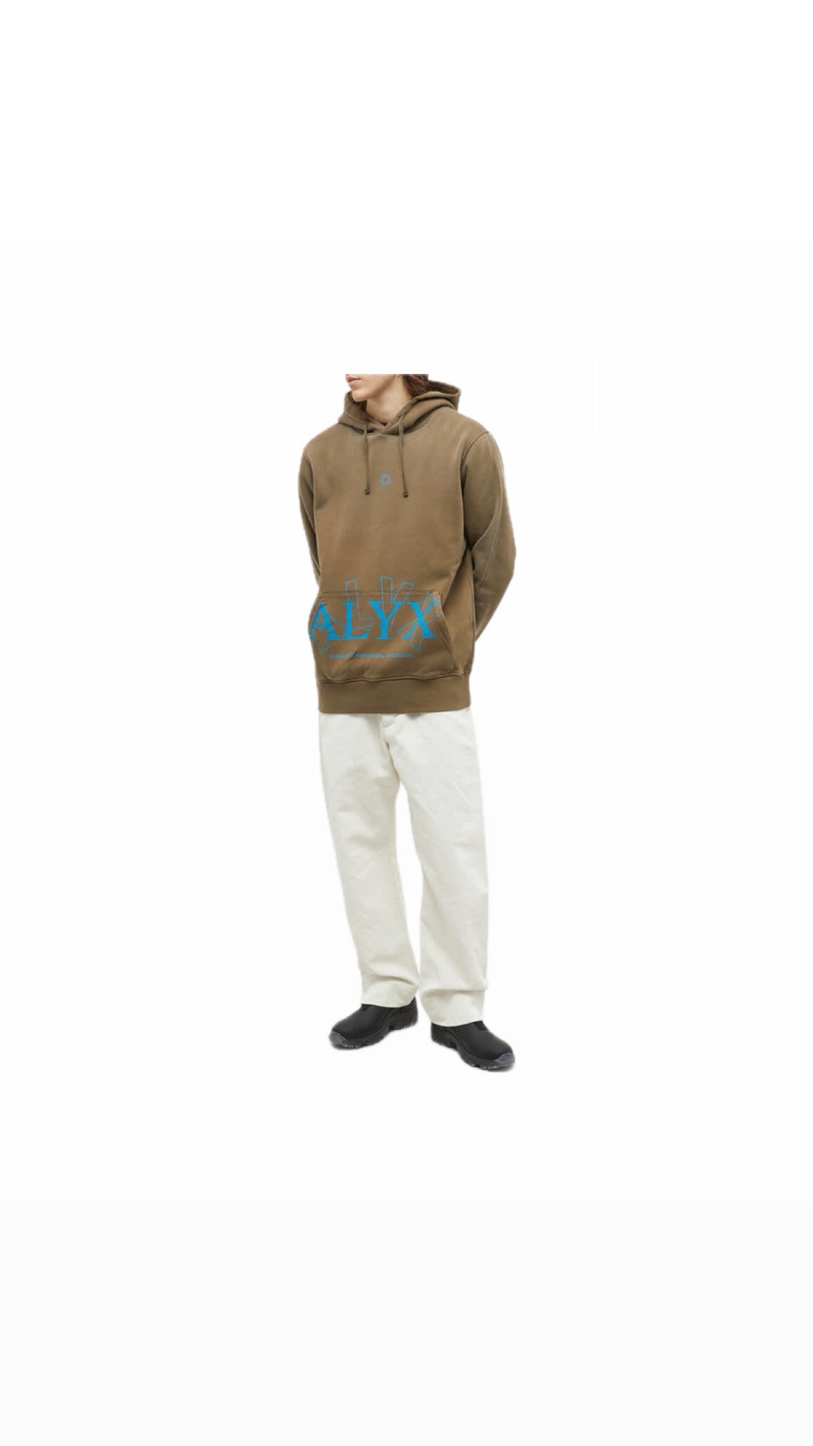 1017 ALYX 9SM “2X” BROWN GRAPHIC HOODIE
