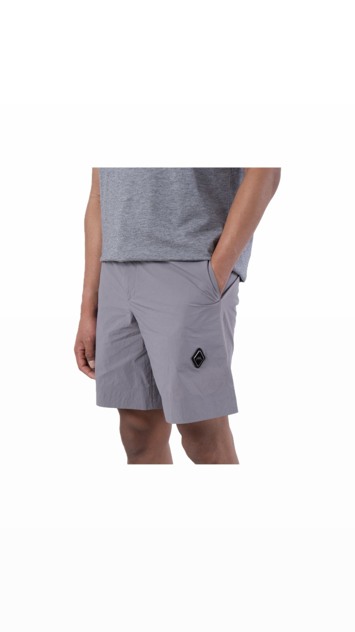 A-COLD-WALL GREY LOGO SHORTS