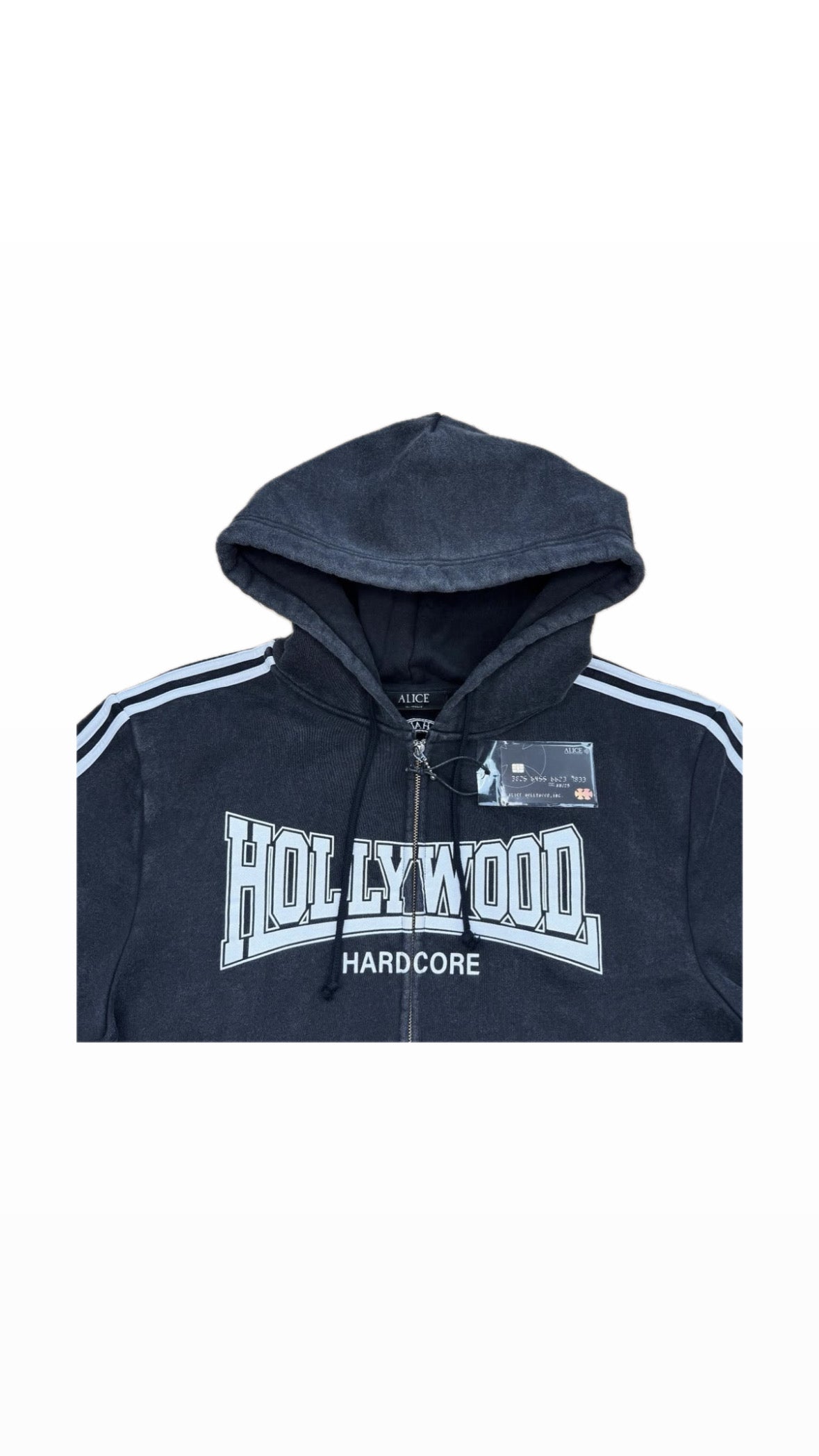 ALICE HOLLYWOOD “HARDCORE” HEAVYWEIGHT ZIP-HOODIE