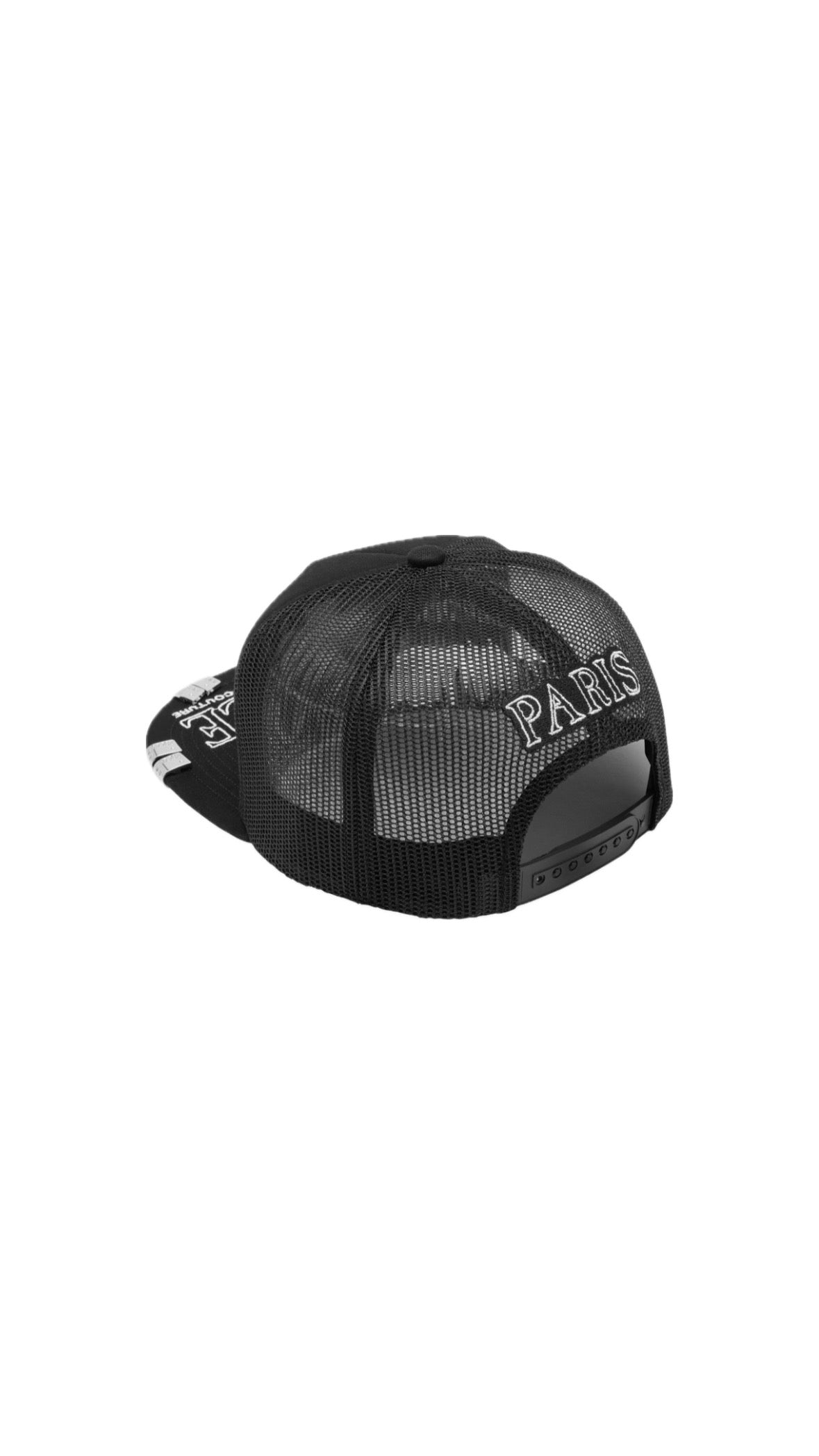 ALICE HOLLYWOOD ATELIER TRUCKER BLACK CAP