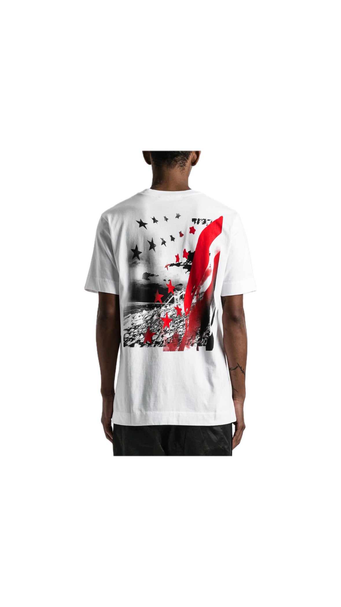 1017 ALYX 9SM FLAG WHITE T-SHIRT