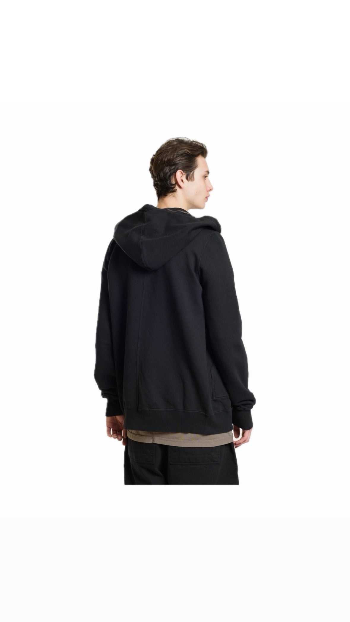 [10/10] RICK OWENS DRKSHDW GIMP FULL ZIP BLACK HOODIE