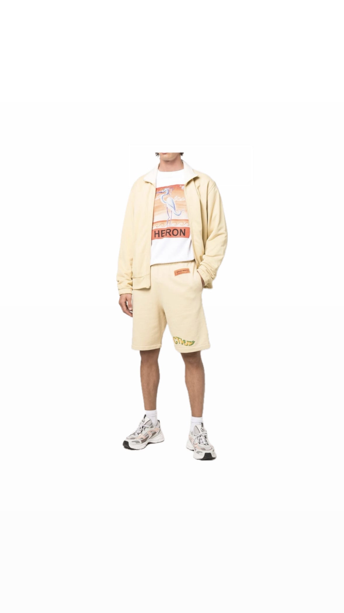 HERON PRESTON “СТИЛЬ” BEIGE SHORTS