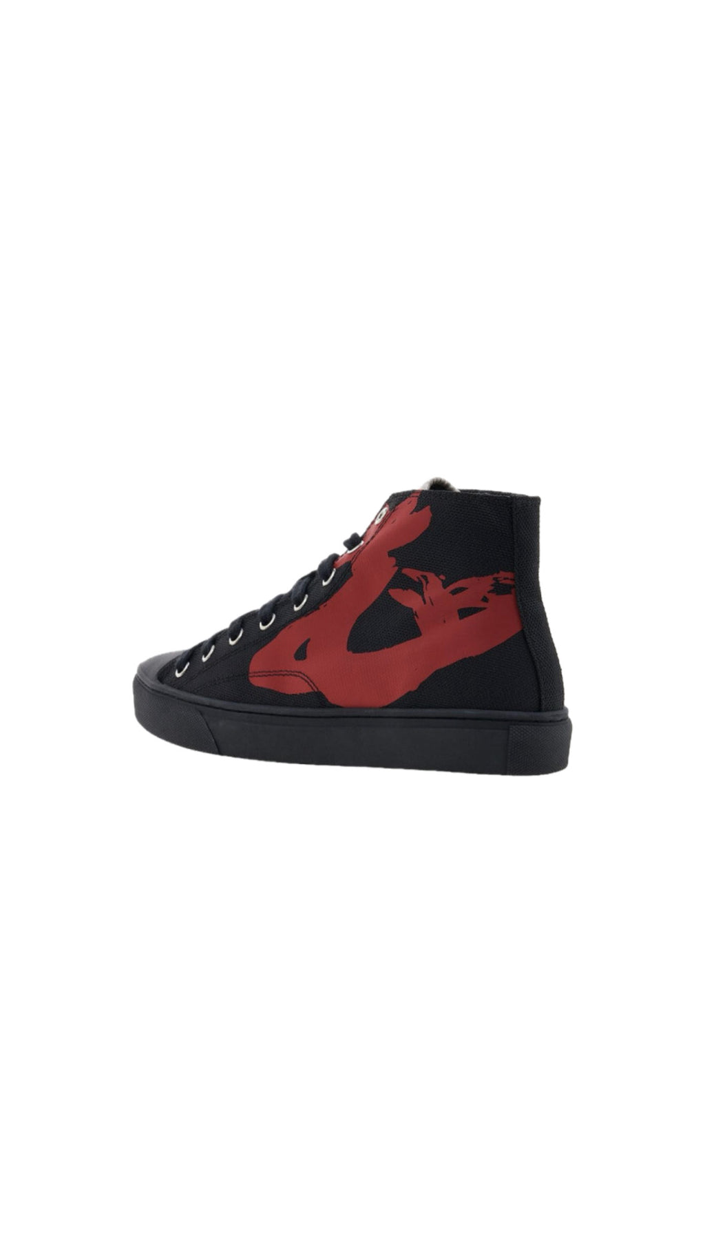 VIVIENNE WESTWOOD “ORB” RED HI-TOP SNEAKERS