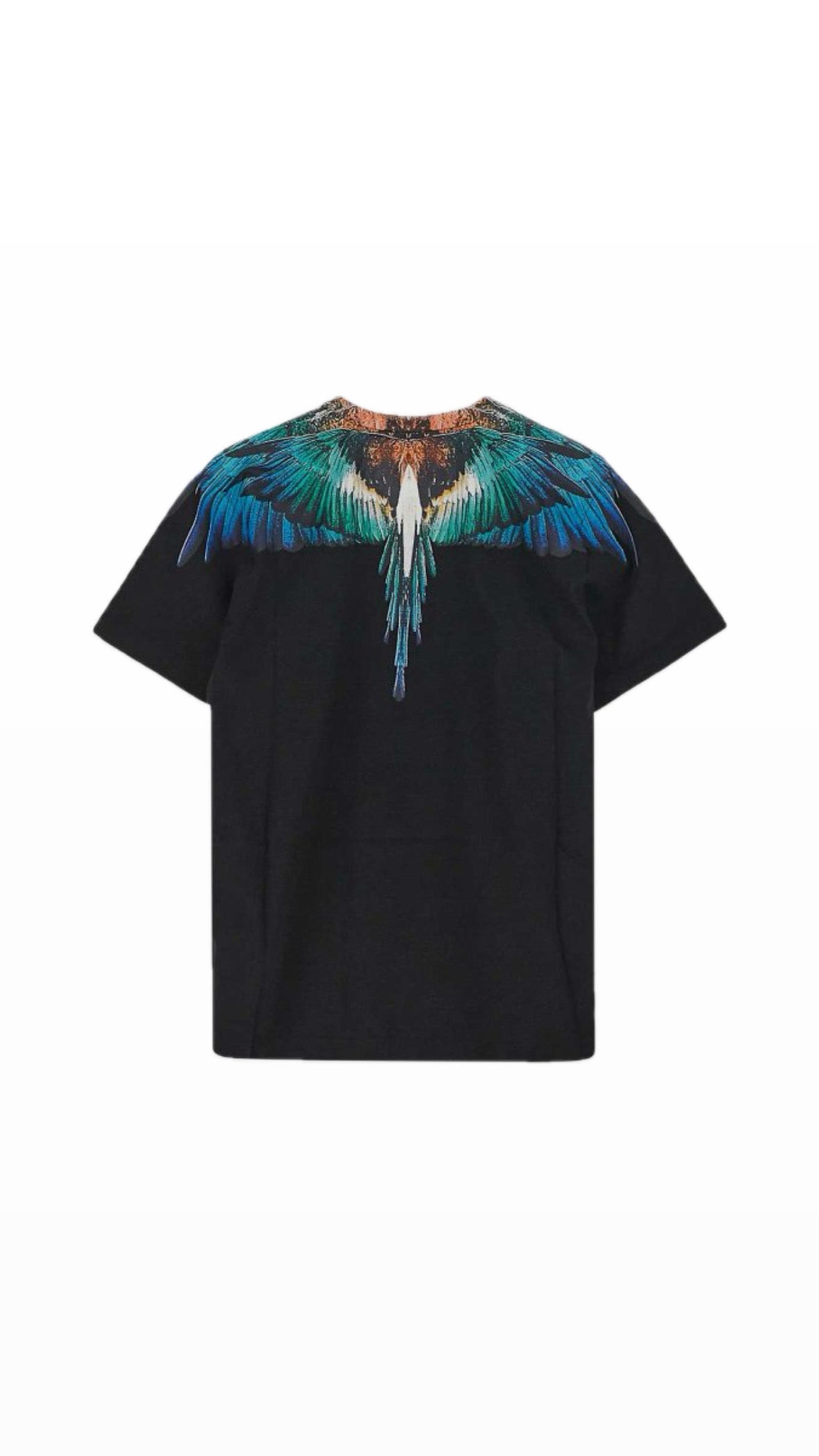 MARCELO BURLON WING  BLUE / GREEN / ORANGE T-SHIRT