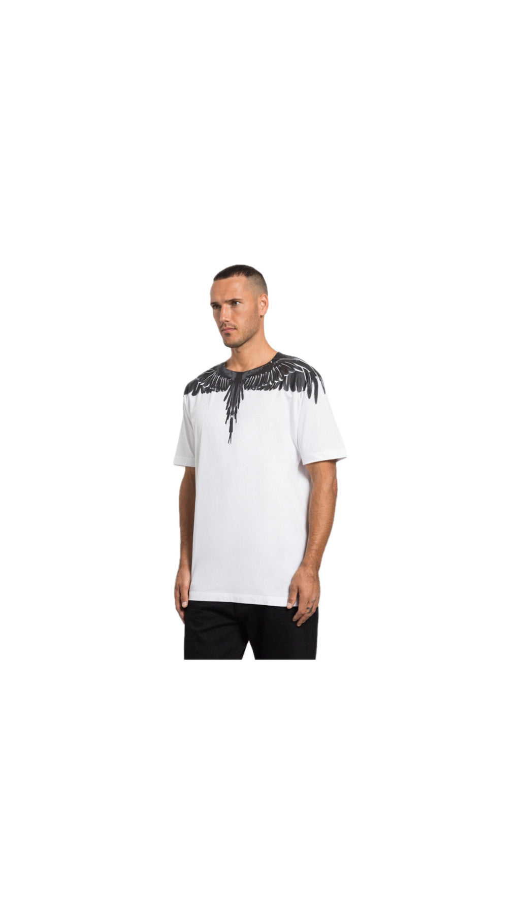 MARCELO BURLON WHITE / BLACK WING T-SHIRT