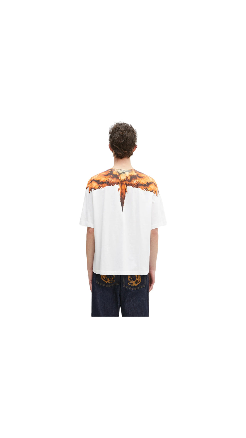 MARCELO BURLON FIRE WING WHITE T-SHIRT