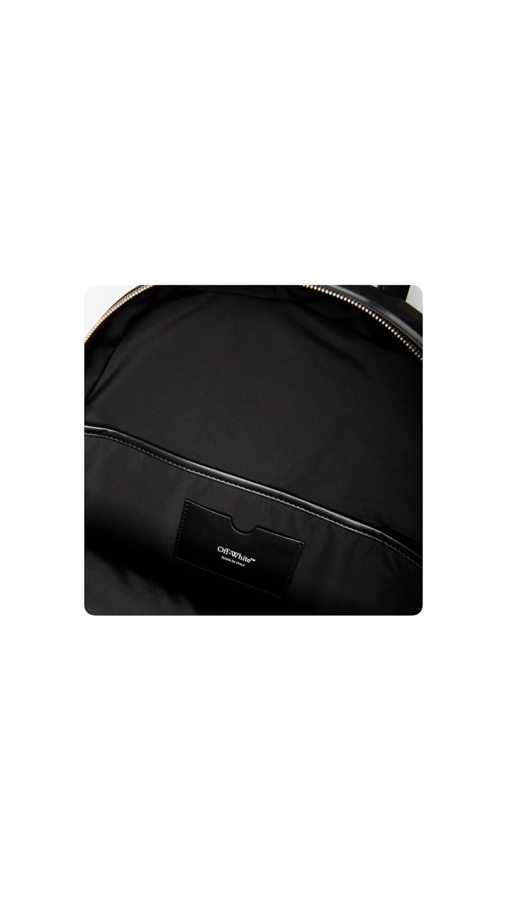 OFF-WHITE CORE ROUND LOGO BACKPACK