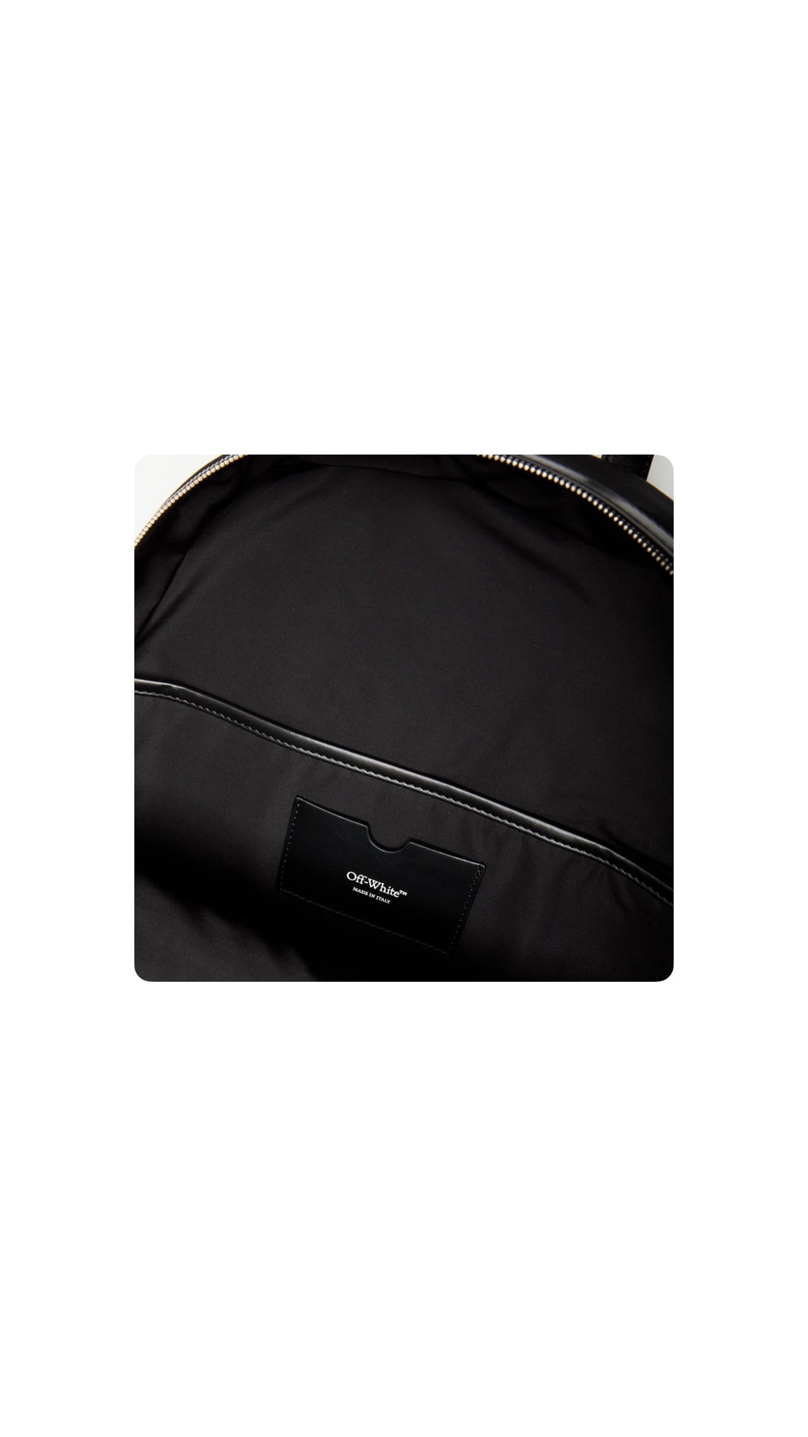 OFF-WHITE CORE ROUND LOGO BACKPACK