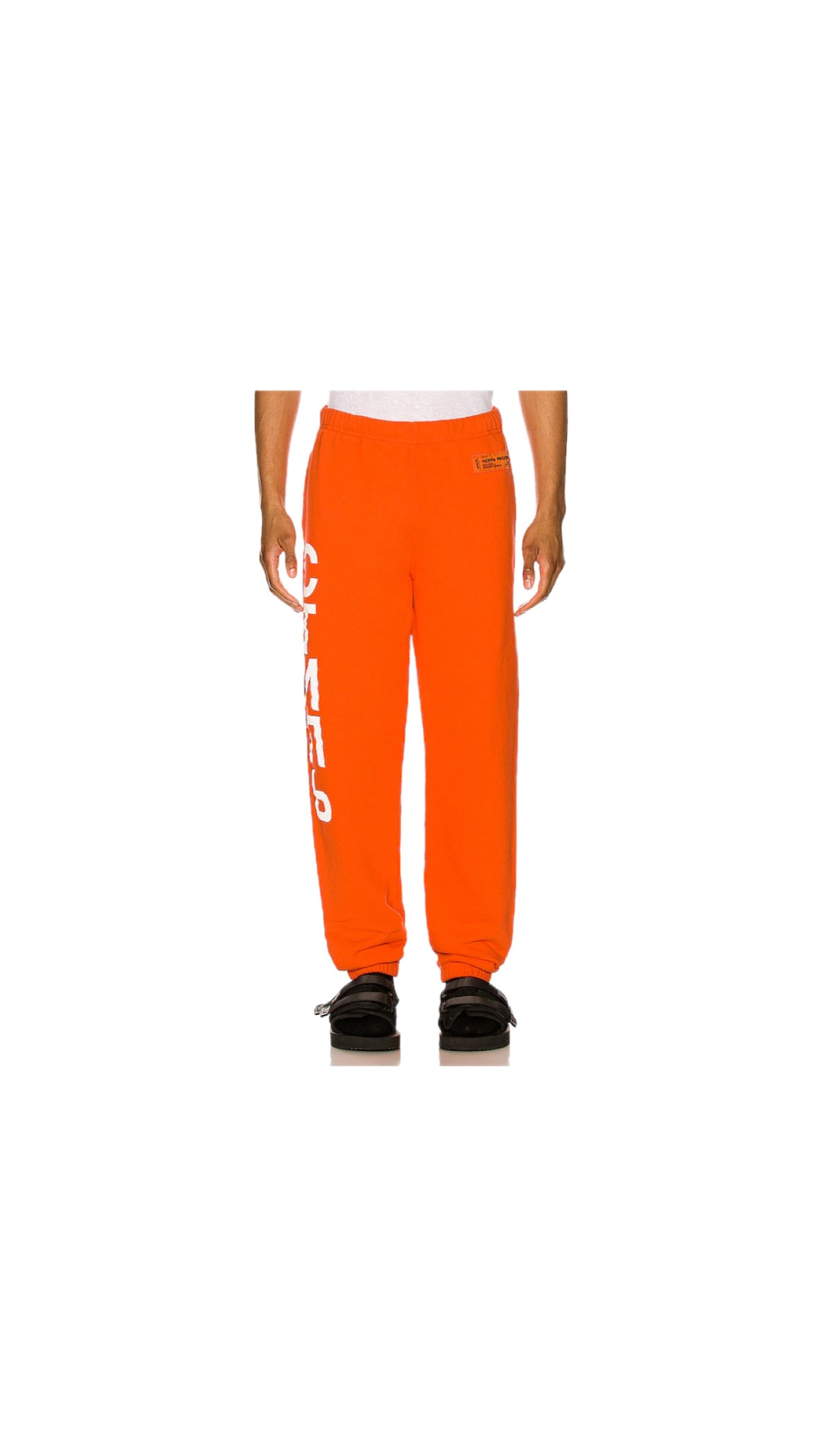HERON PRESTON “СТИЛЬ” ORANGE SWEATPANTS