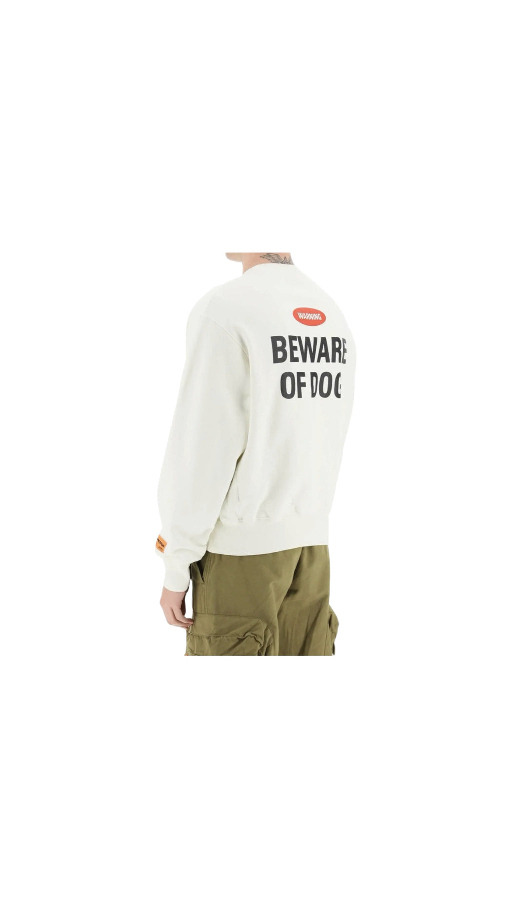 HERON PRESTON “BEWARE OF DOG” SWEATSHIRT