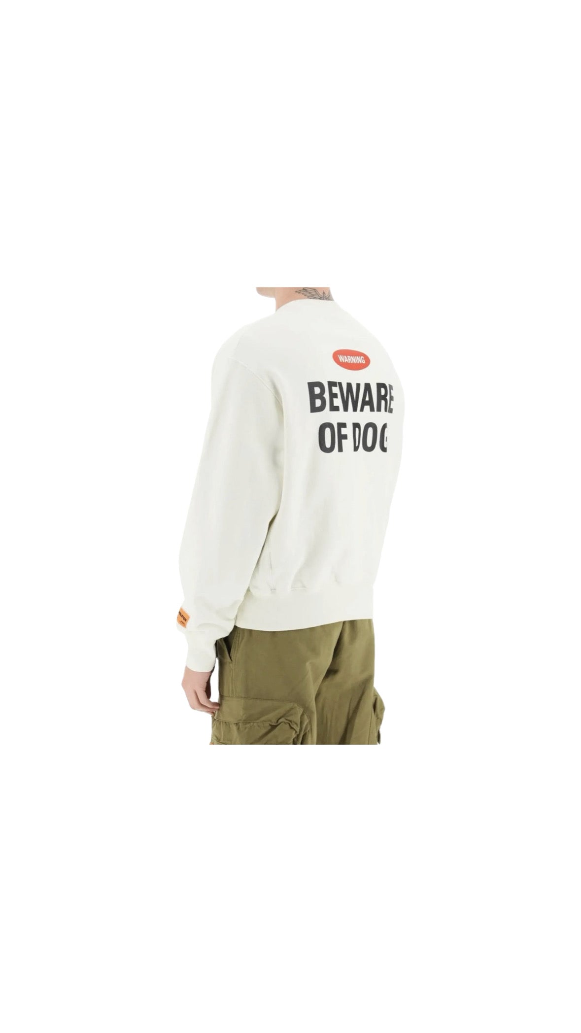 HERON PRESTON “BEWARE OF DOG” SWEATSHIRT
