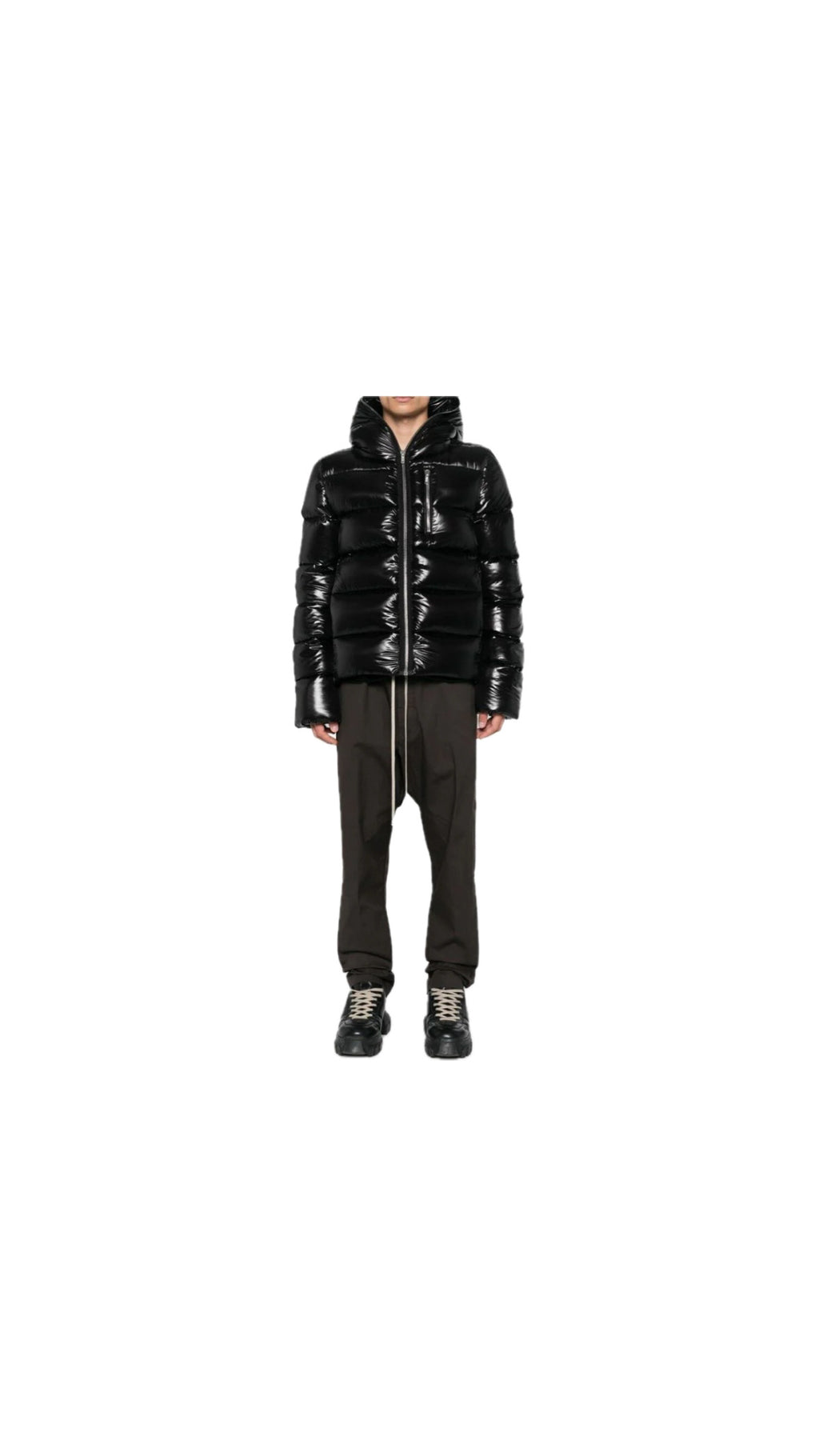 RICK OWENS MAINLINE PORTERVILLE FW24 SEALED GIMP PUFFER JACKET