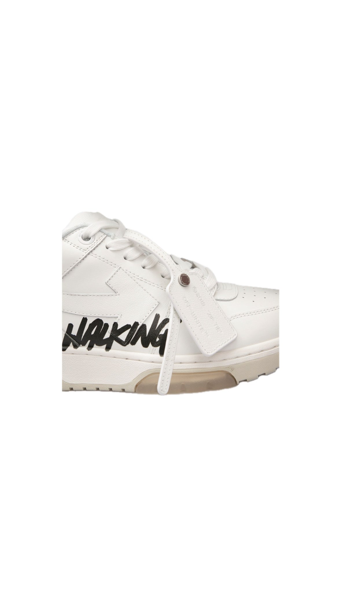 OFF-WHITE OUT OF OFFICE “FOR WALKING” WHITE SNEAKERS