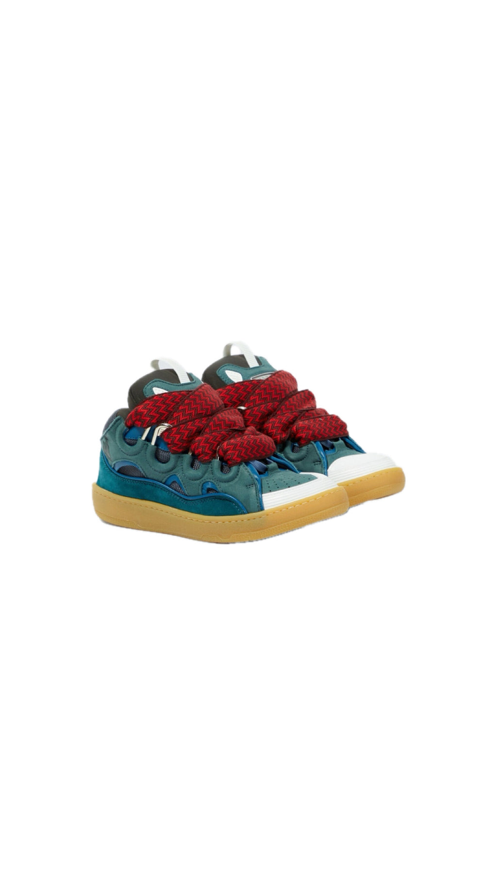 LANVIN CURB MULTICOLOR SNEAKERS