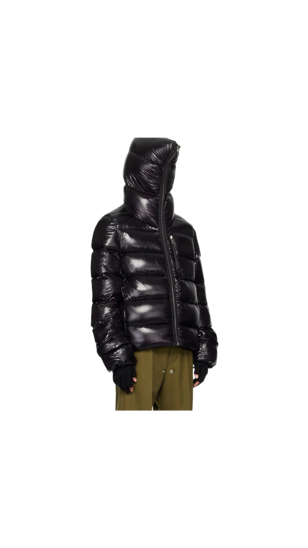 RICK OWENS MAINLINE PORTERVILLE FW24 SEALED GIMP PUFFER JACKET