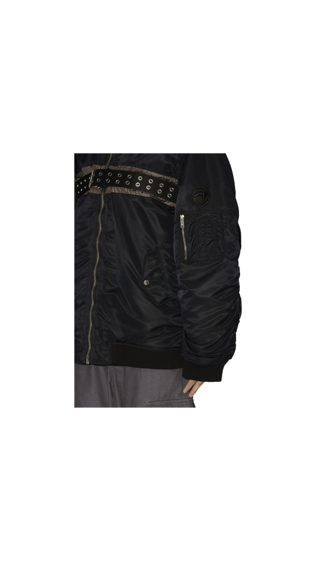 AMBUSH BELTED OVERSIZED BOMBER JACKET