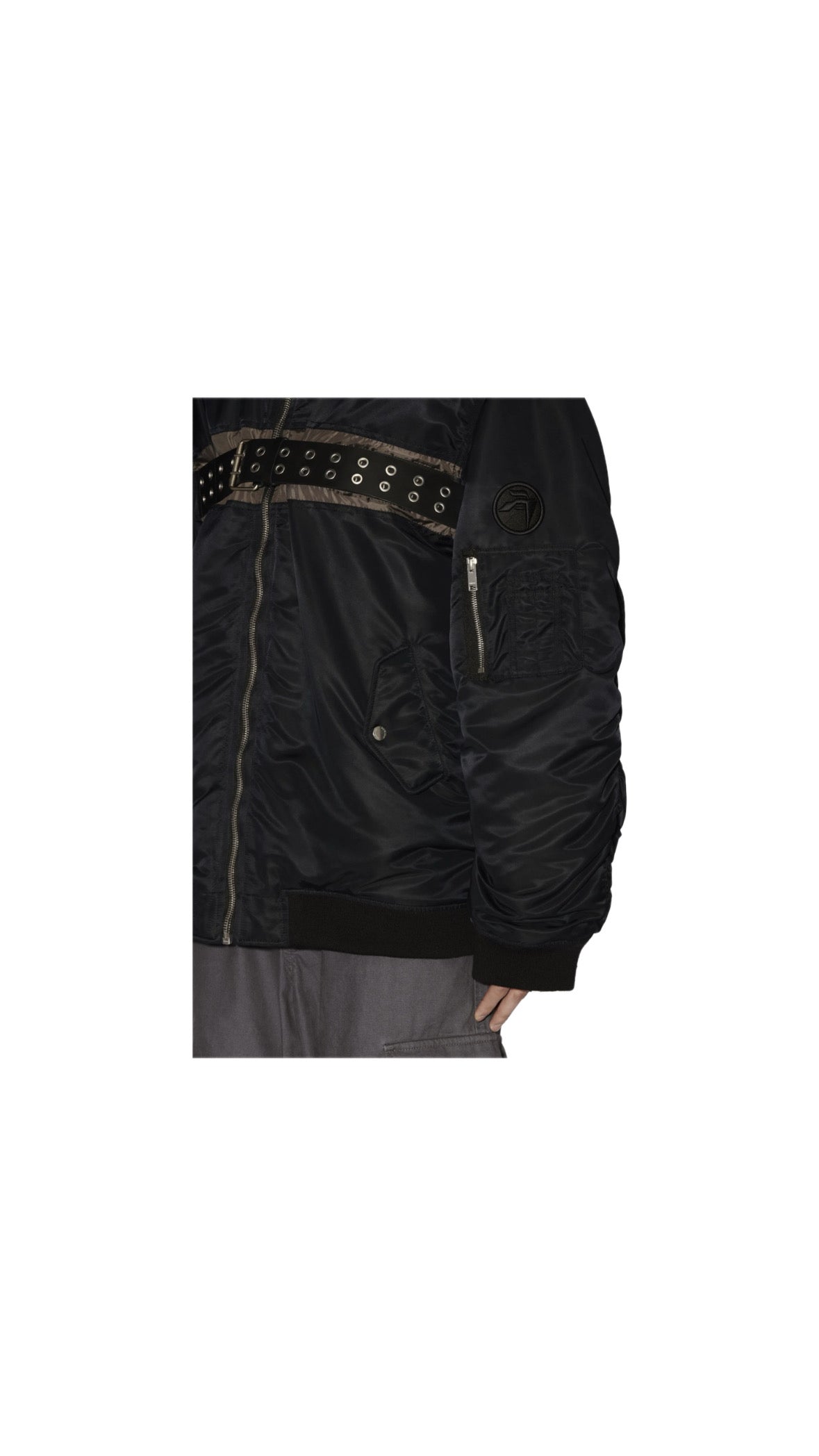 AMBUSH BELTED OVERSIZED BOMBER JACKET
