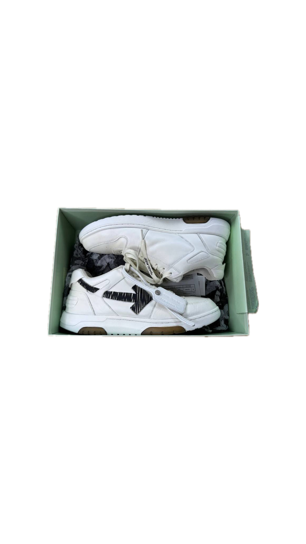OFF-WHITE OUT OF OFFICE WHITE SNEAKERS