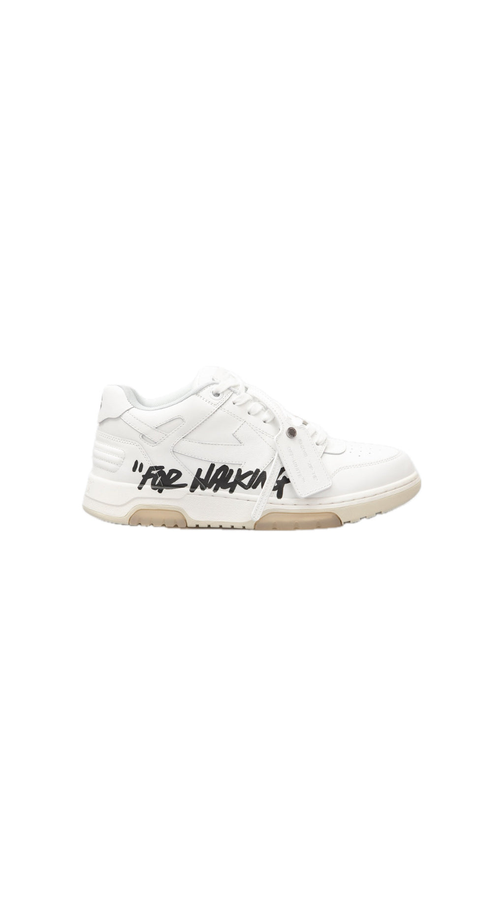 OFF-WHITE OUT OF OFFICE “FOR WALKING” WHITE SNEAKERS