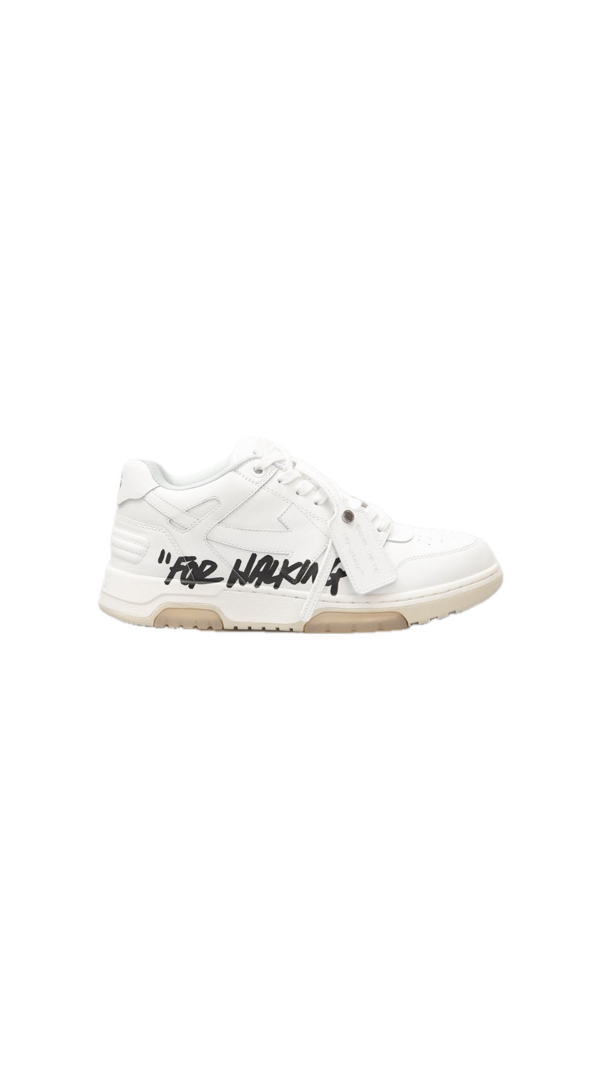 OFF-WHITE OUT OF OFFICE “FOR WALKING” WHITE SNEAKERS