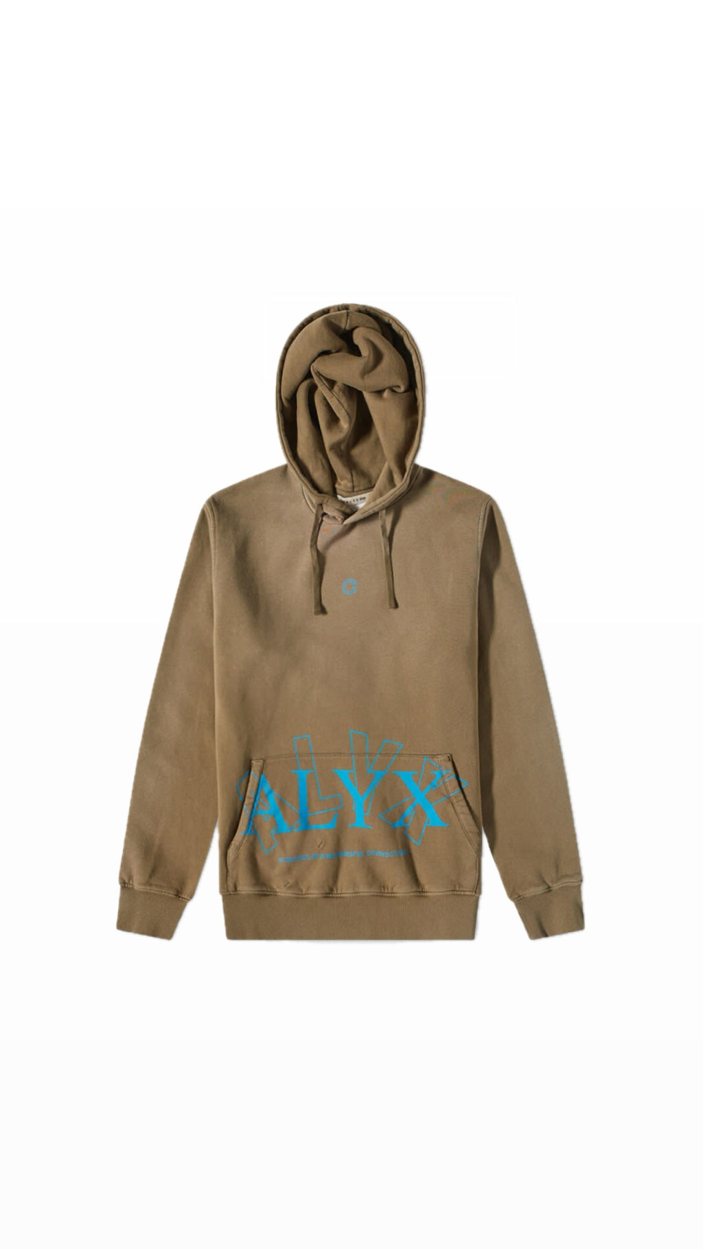 1017 ALYX 9SM “2X” BROWN GRAPHIC HOODIE
