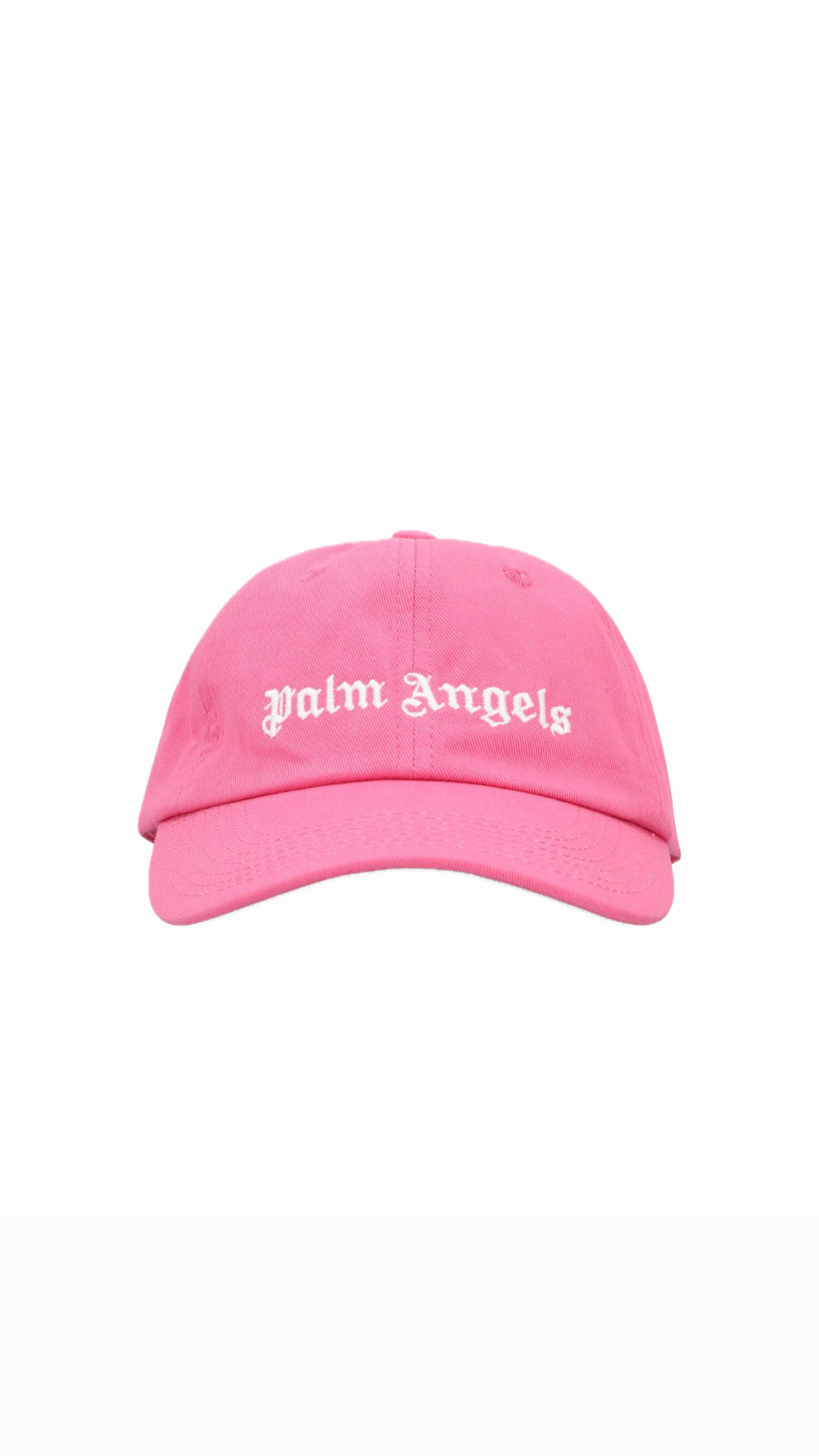 PALM ANGELS PINK LOGO CAP