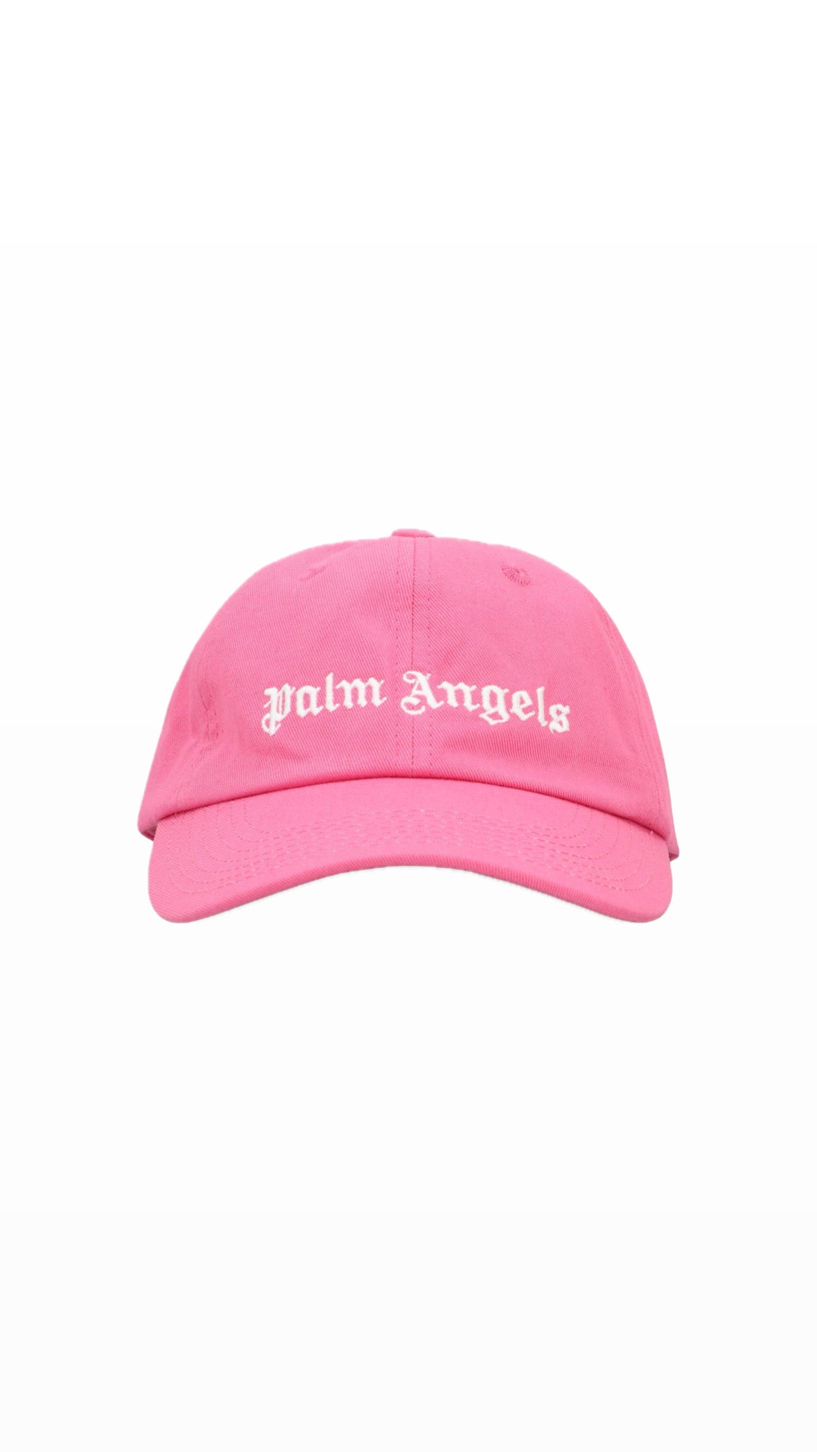PALM ANGELS PINK LOGO CAP