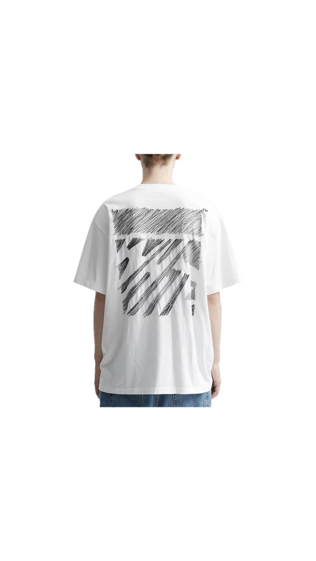 OFF-WHITE SCRIBBLE DIAG LOGO T-SHIRT