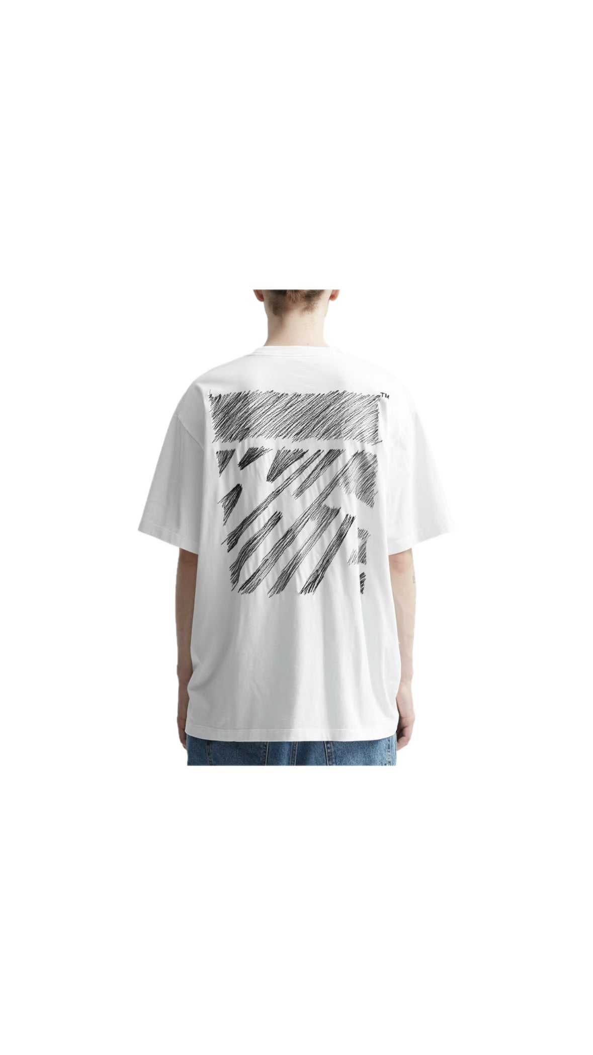 OFF-WHITE SCRIBBLE DIAG LOGO T-SHIRT
