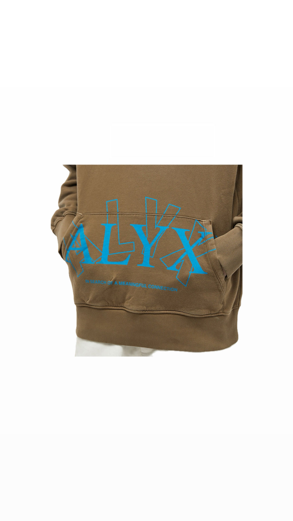 1017 ALYX 9SM “2X” BROWN GRAPHIC HOODIE