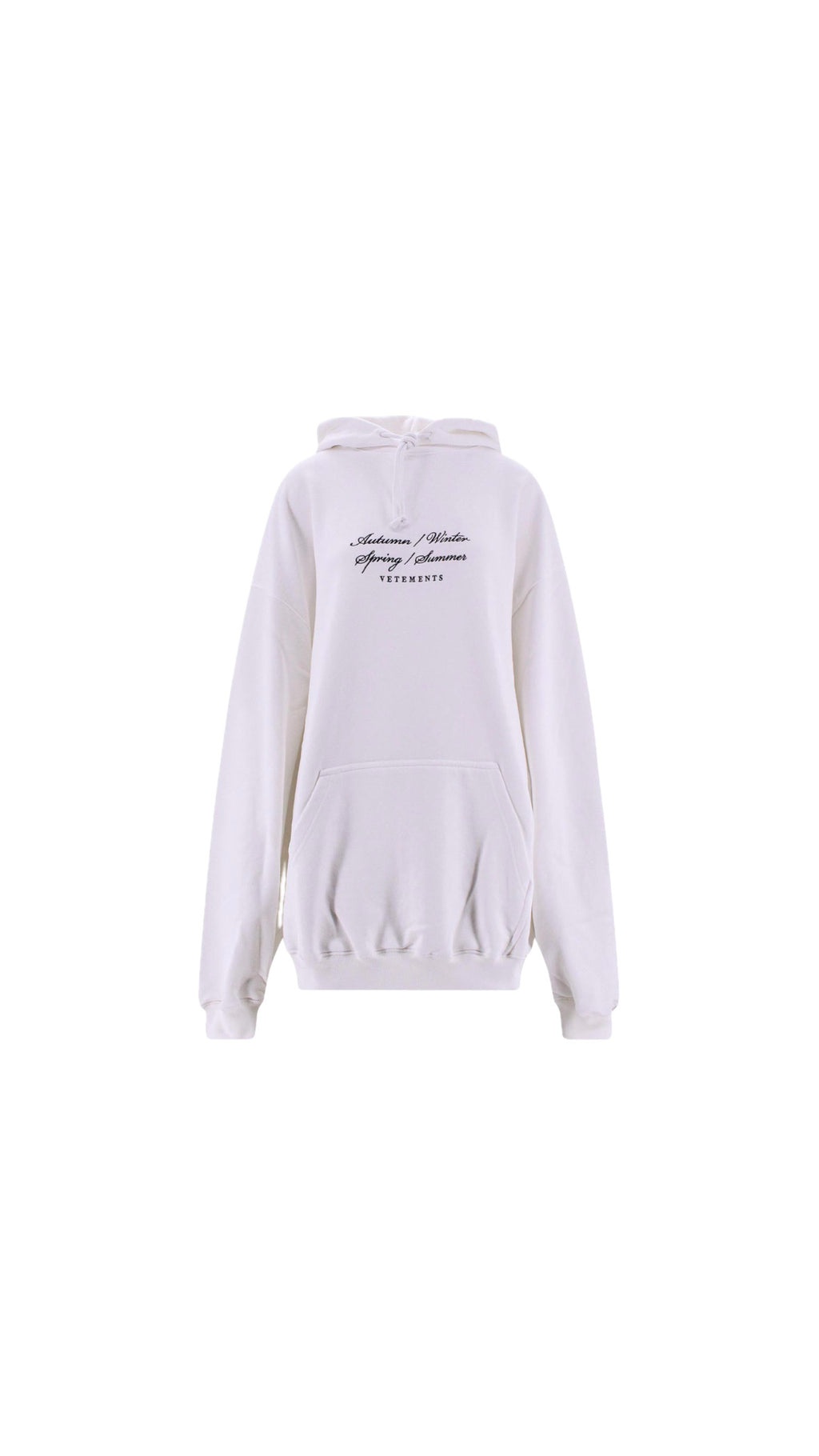 VETEMENTS “SEASONS” OVERSIZED HOODIE