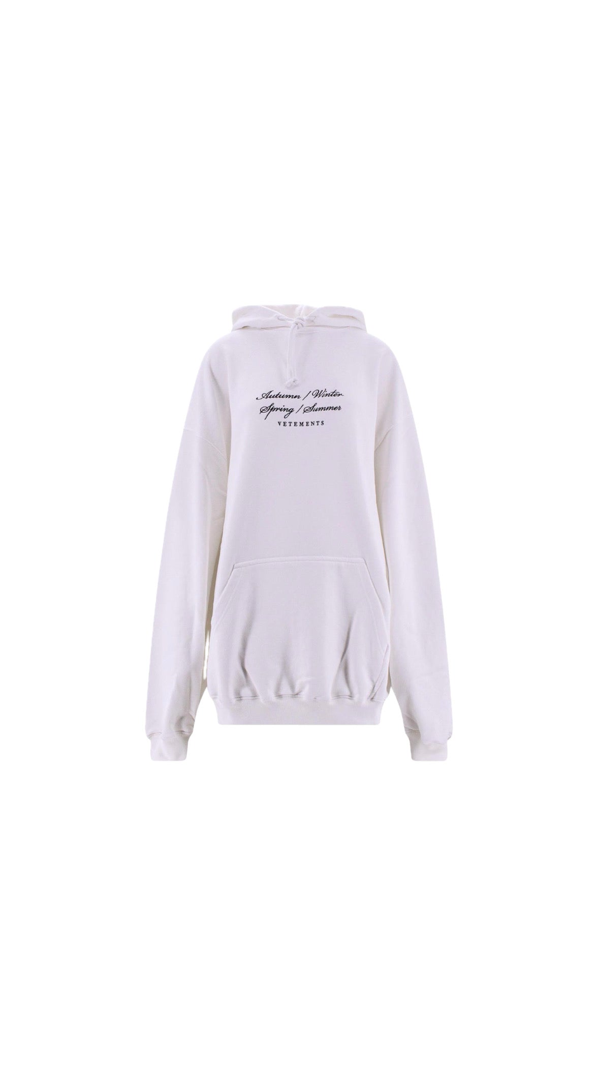 VETEMENTS “SEASONS” OVERSIZED HOODIE
