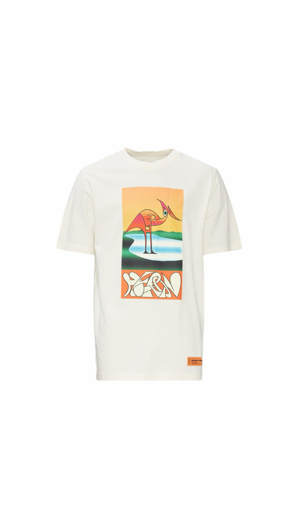 HERON PRESTON ABSTRACT T-SHIRT