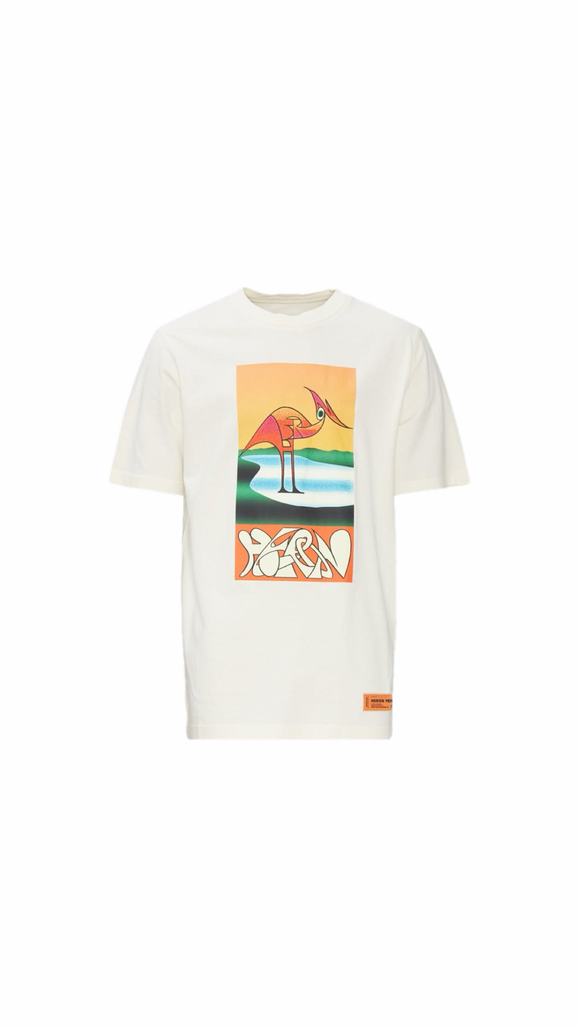 HERON PRESTON ABSTRACT T-SHIRT