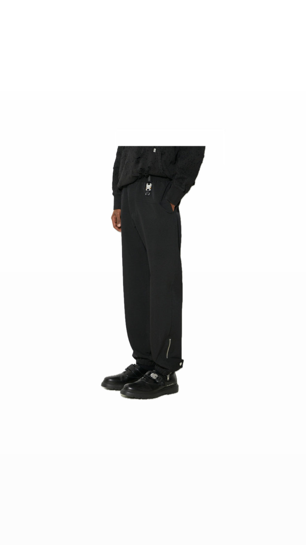 1017 ALYX 9SM BUCKLE TRACKPANTS BLACK FW22