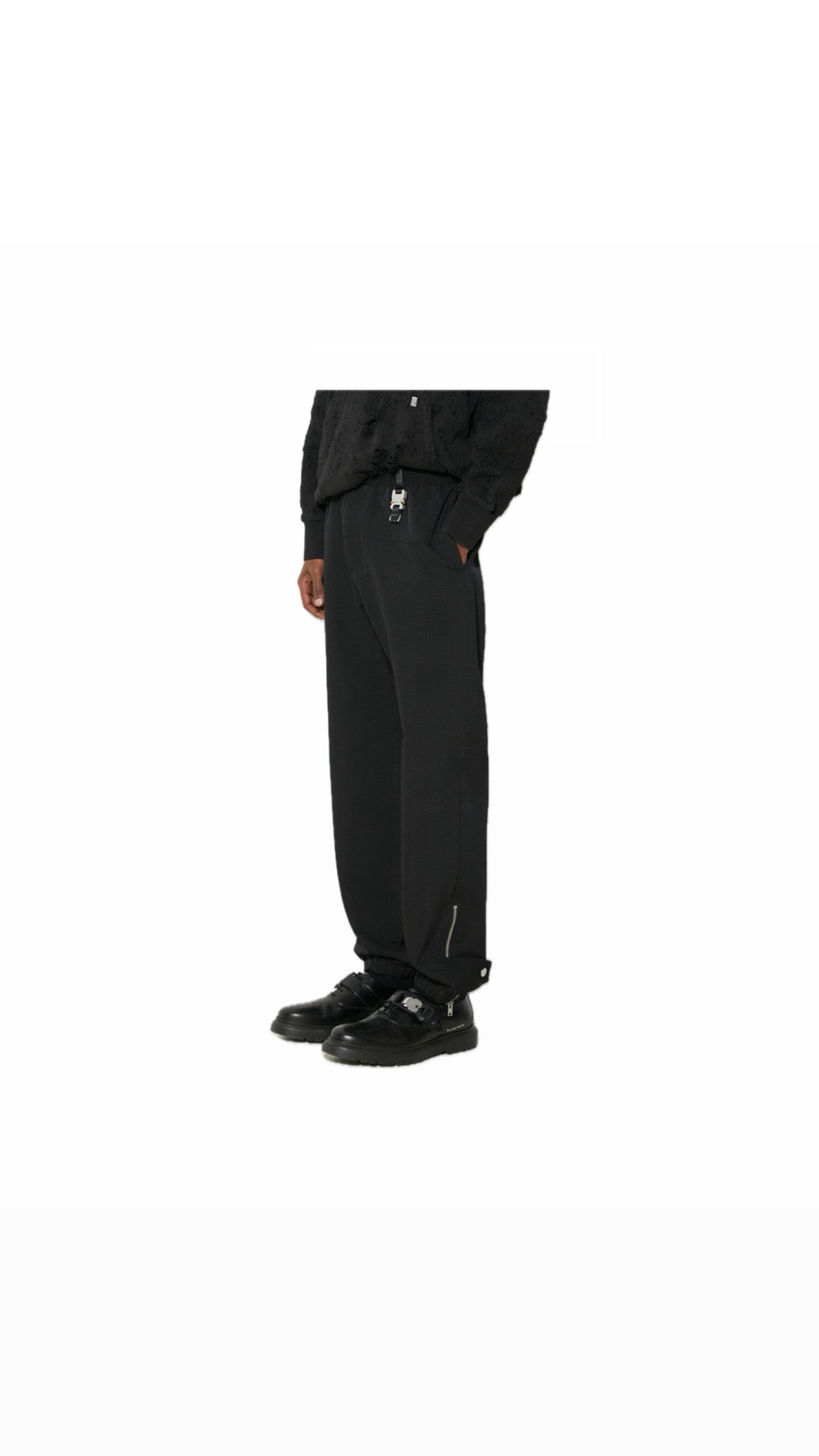 1017 ALYX 9SM BUCKLE TRACKPANTS BLACK FW22