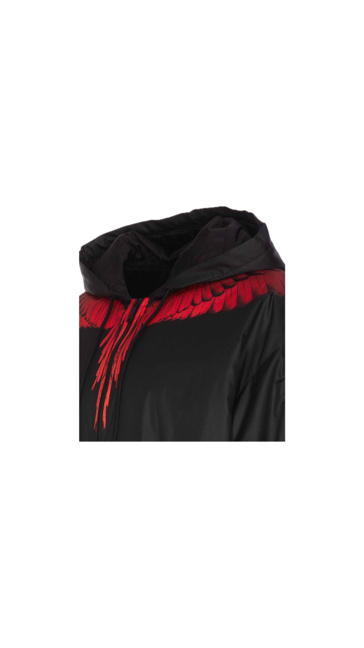 MARCELO BURLON WING JACKET BLACK / RED