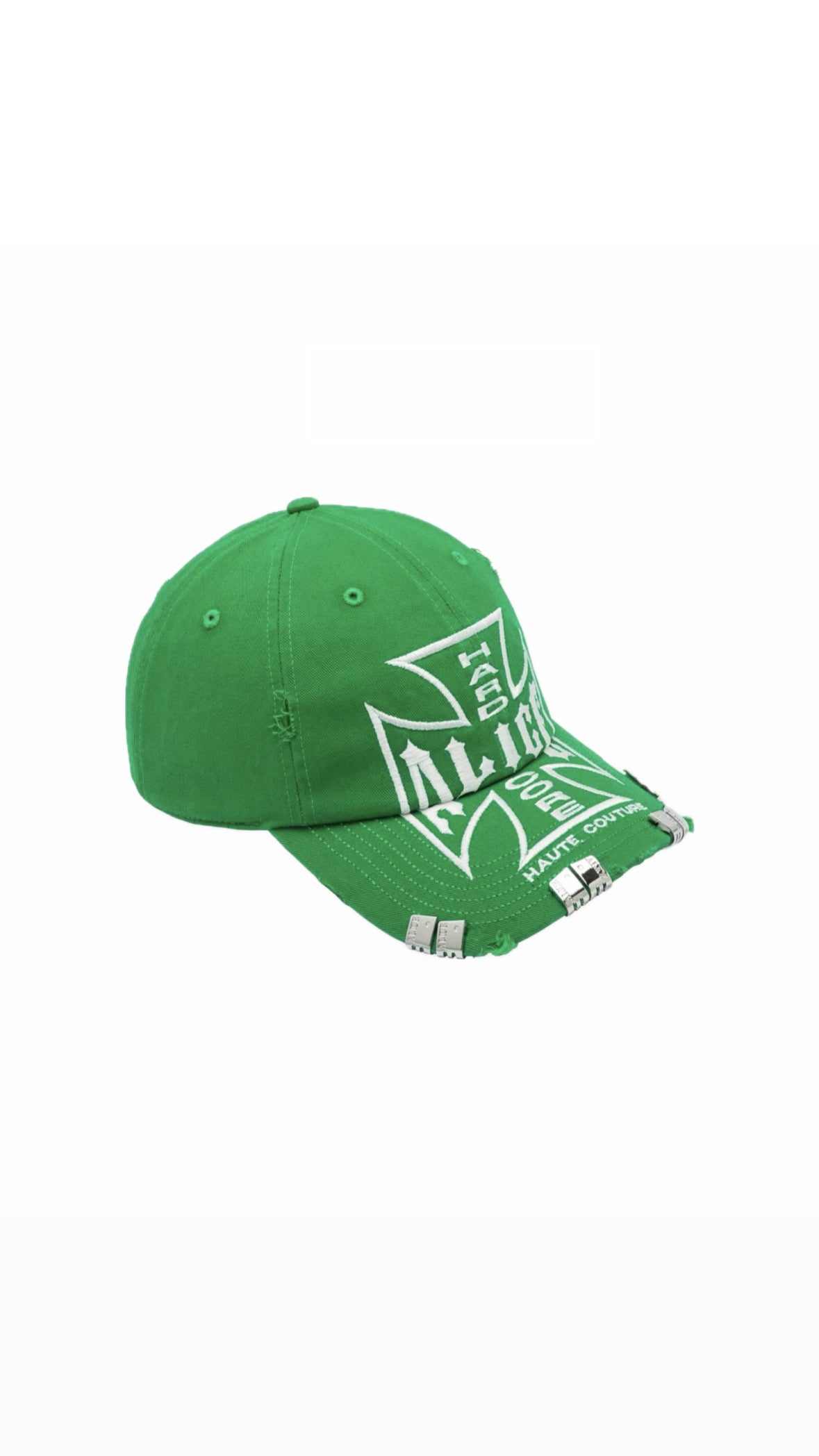 ALICE HOLLYWOOD MOTO COUTURE GREEN CAP